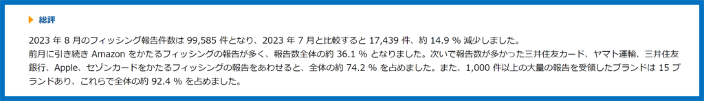 フィッシング対策協議会　評価